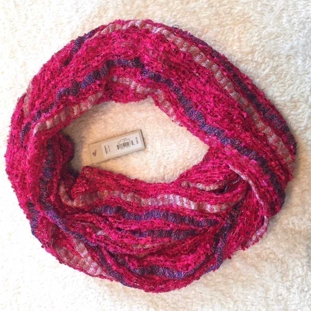 Nwt Pink Infinity Scarf